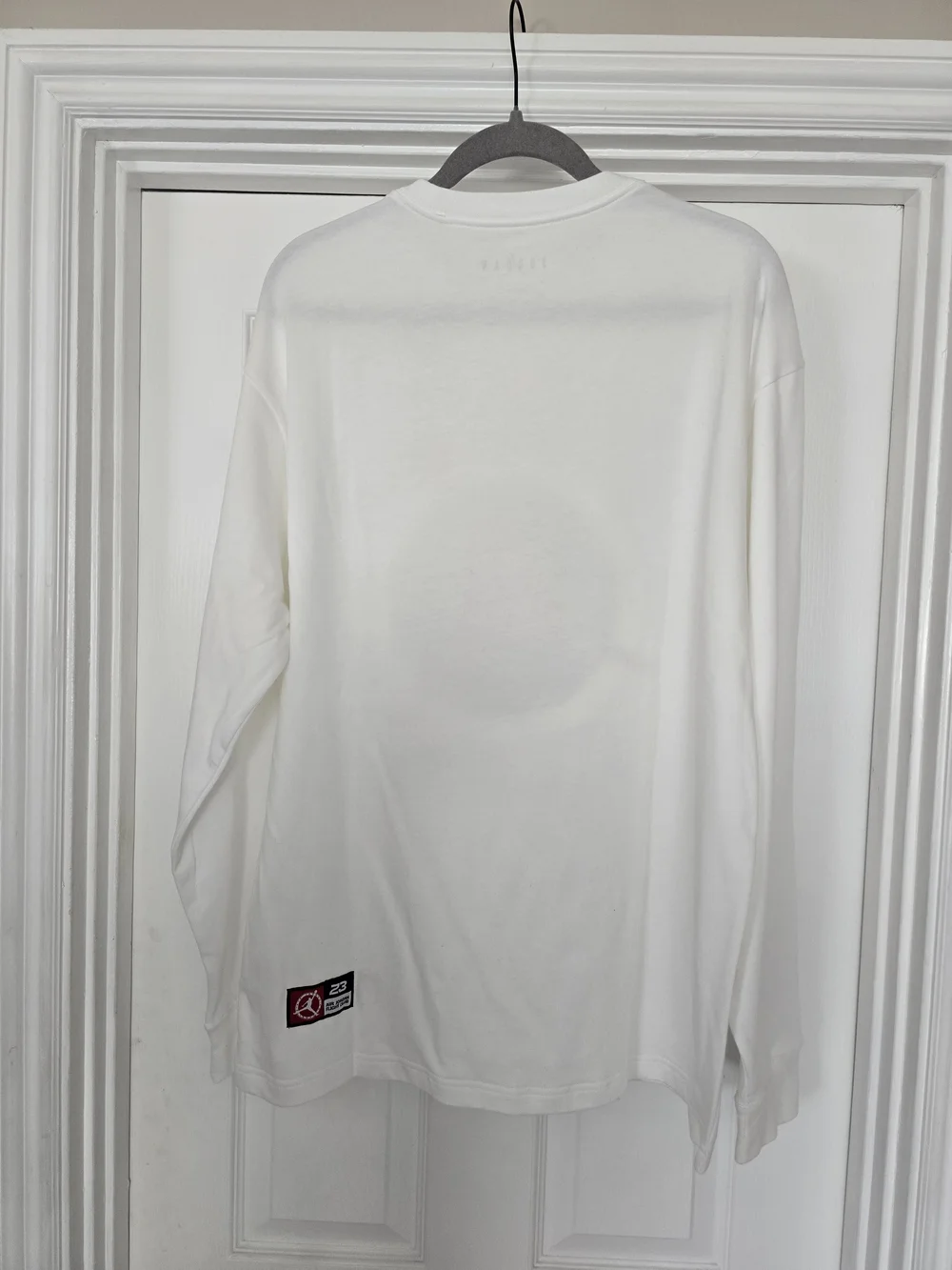 Nike Mens Jordan White Long Sleeve Shirt Jumpman Logo Brand New wTags Size Large